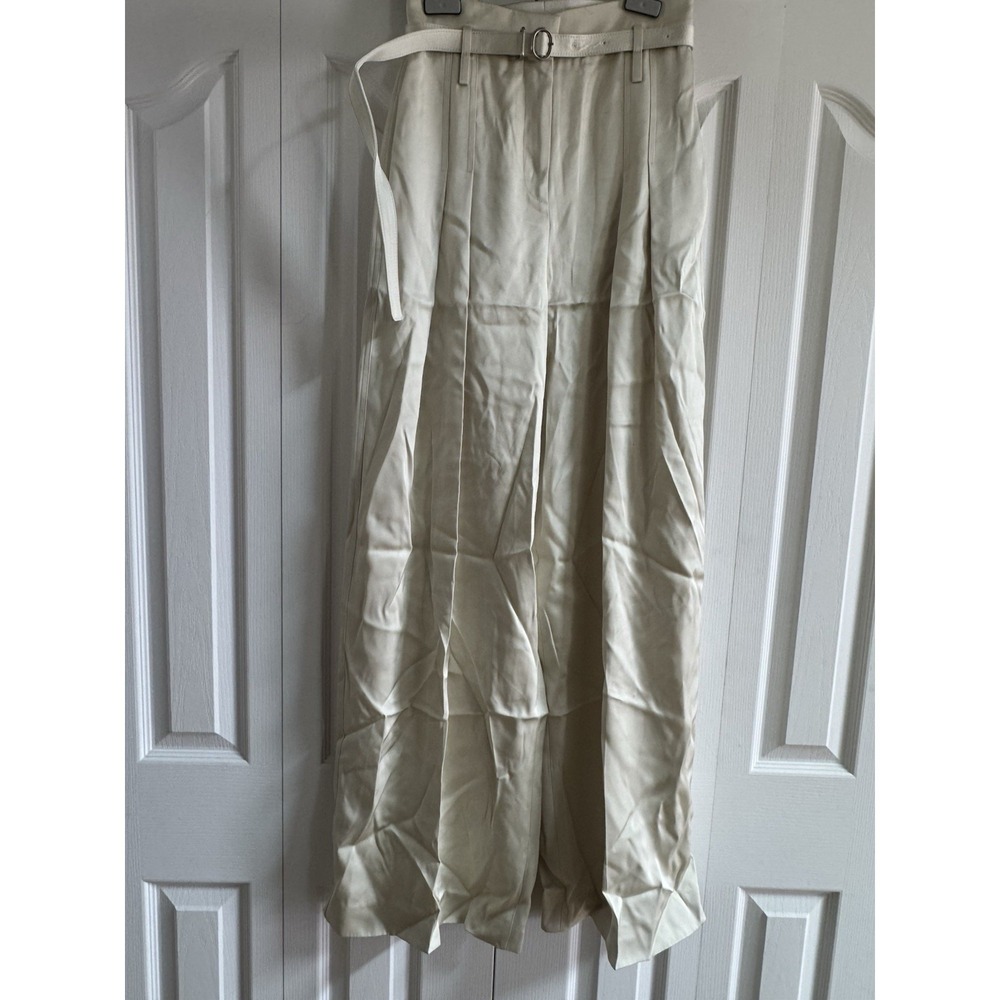 Jil Sander‎ COTTON SKIRT Belted Pockets. NWT Size 32 US 2